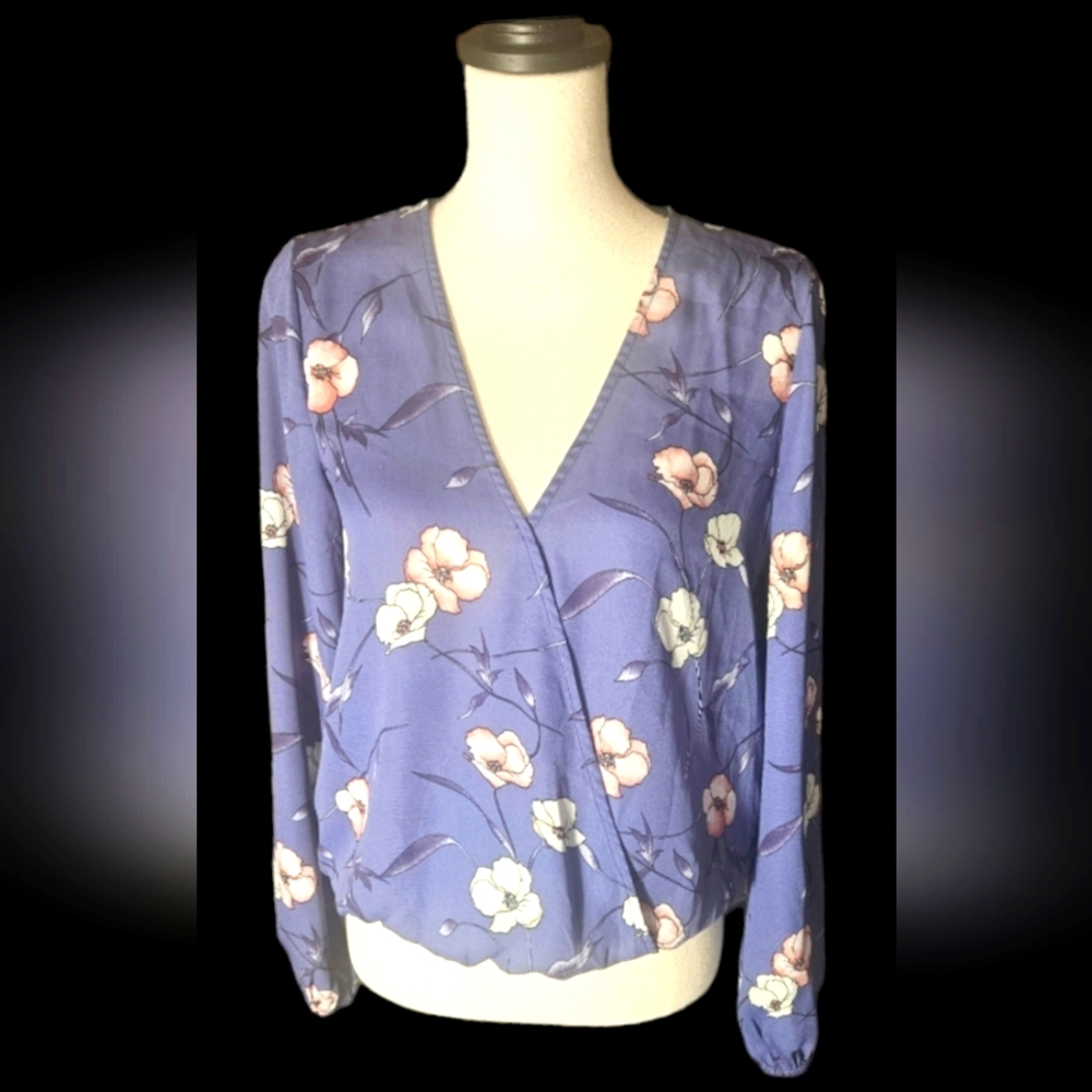 Surplice Neckline Blouse